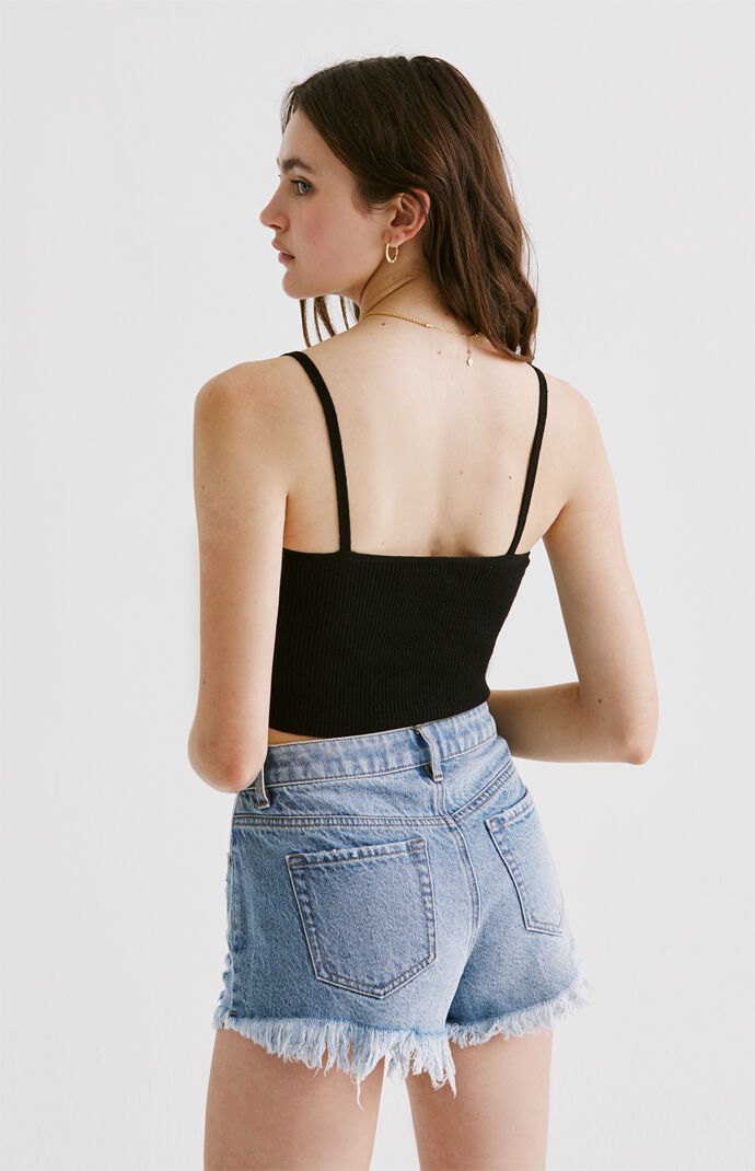 Ribbed Scoop Cami Top