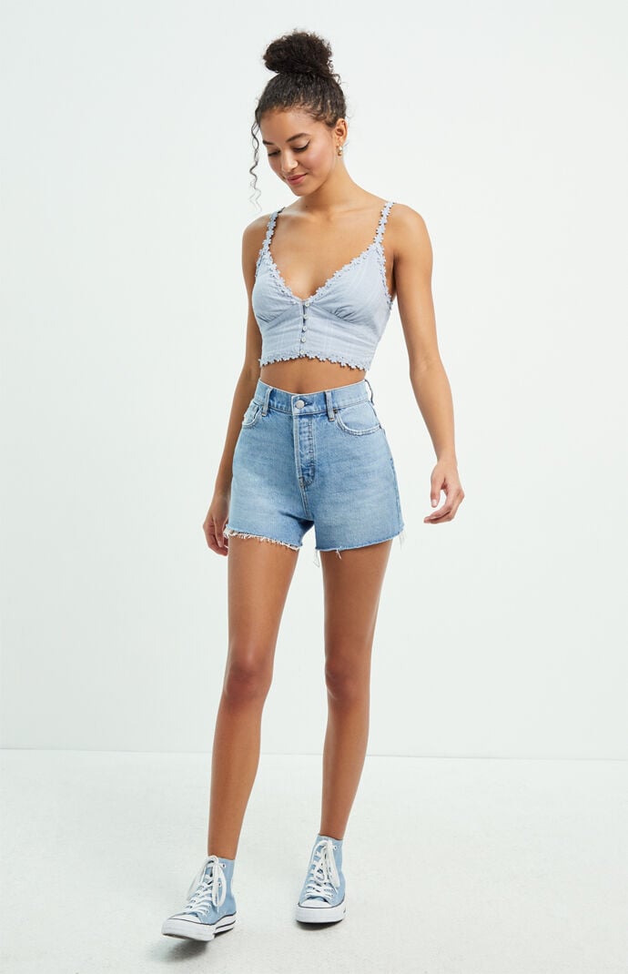 PacSun Thalia Denim High Waisted Icon