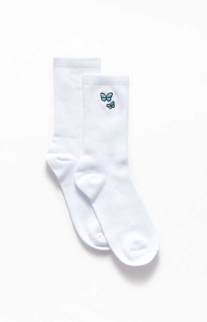Mini Butterfly Crew Socks