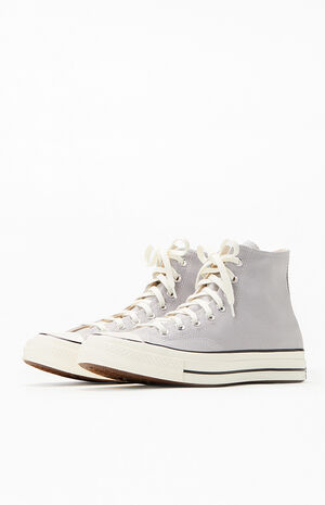 Gray Chuck 70 High Top Shoes image number 2