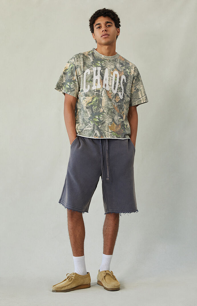 Pacsun Grey Fleece Baggy Sweat Shorts | PacSun