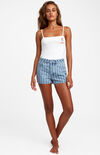 Georgie High Waisted Denim Shorts Georgie High Waisted Denim Shorts image number null