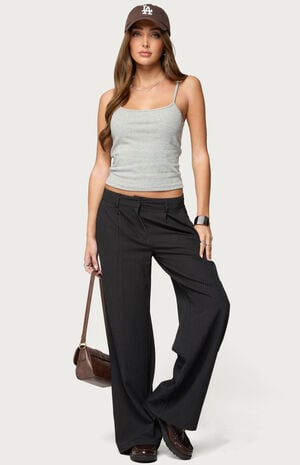 Striped Henley Tank Top image number 5