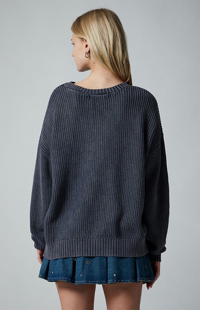 Third Charm Thea Oversized Crew Neck Sweater