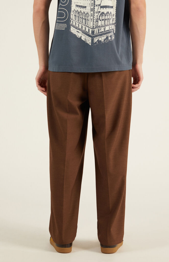 Pacsun Brown Baggy Trousers | PacSun