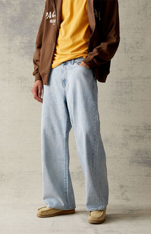 Eco Light Wash Extreme Baggy Jeans image number 2