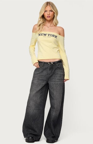 New York Babe Off Shoulder Top image number 4