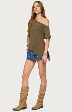 Josy Off Shoulder Handkerchief Top image number 4