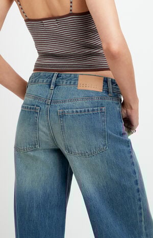 Casey Low Rise Baggy Jeans Medium Blue Washed image number 5