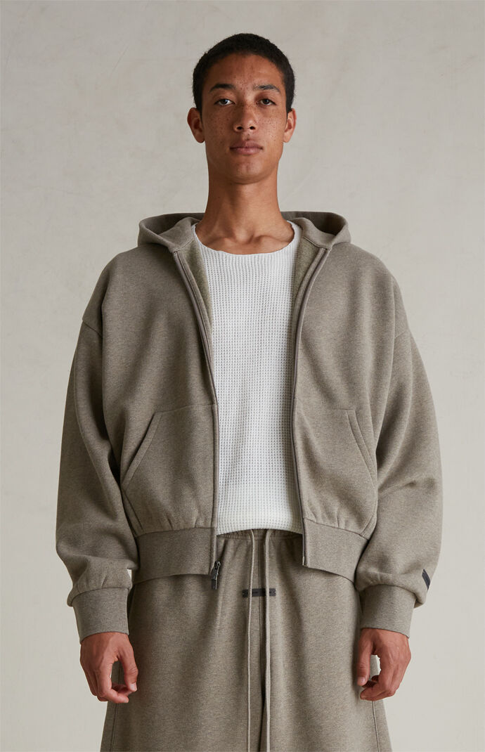 Fear of God ESSENTIALS Homestead Heather Classic Fleece Zip Up