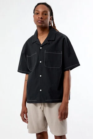 Grace Textured Camp Shirt image number 1