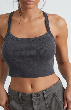 Honey Ribbed Tank Top image number 2