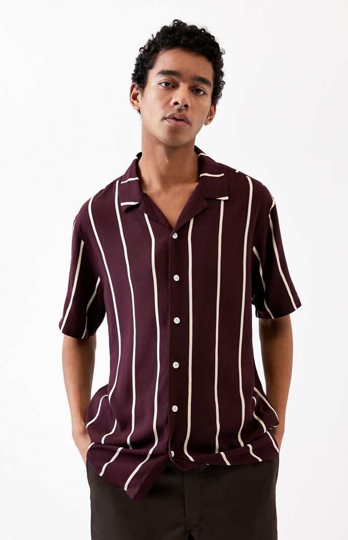 Cad Striped Camp Shirt