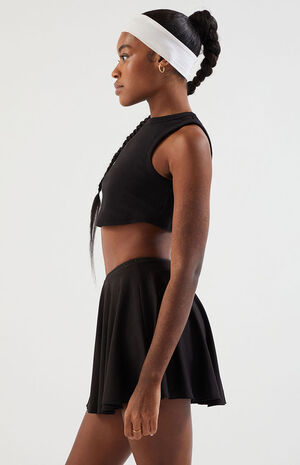 PAC WHISPER Black Active Odette Workout Mini Skirt image number 3