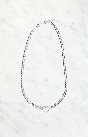 Heart Chain Necklace image number 1
