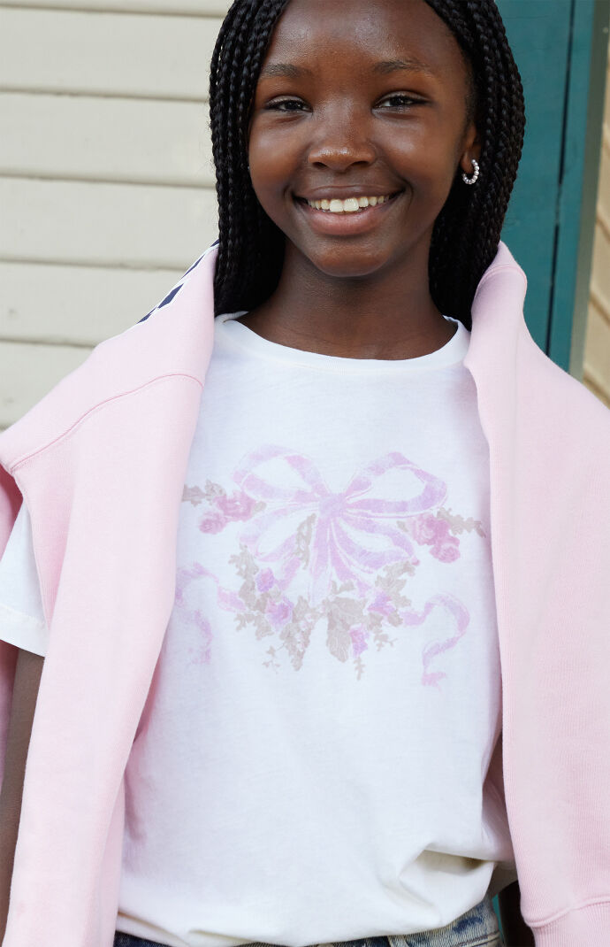 PacSun Kids Floral Bow T-Shirt