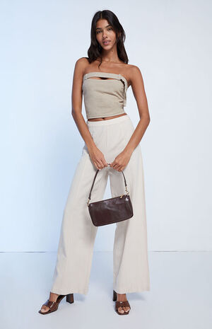 Strapless Buckle Corset Top image number 3