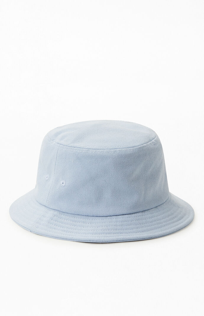 Blue Smiley Recycled Bucket Hat