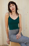Green Lorene Basic Tank Top Green Lorene Basic Tank Top image number null