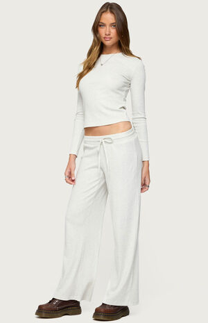 Cicilia Long Sleeve Ribbed T-Shirt image number 4