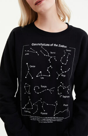 Desert Dreamer Zodiac Constellations Crew Neck Sweatshirt Pacsun