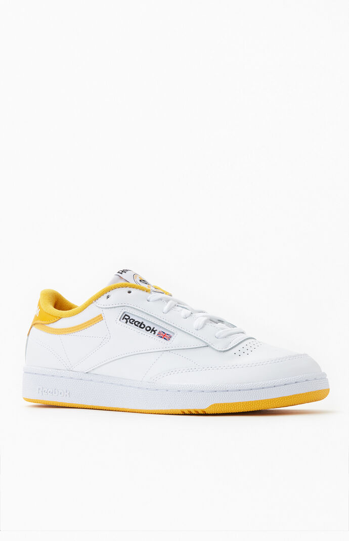 Reebok White \u0026 Gold Anniversary Club C 