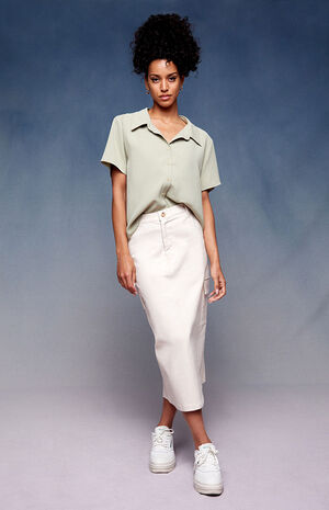 x PacSun On The Go Cargo Midi Skirt image number 1