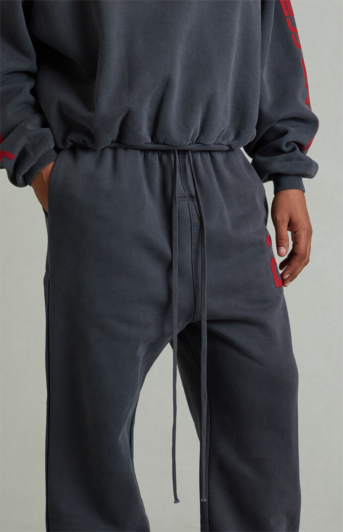 Fear of God ESSENTIALS Iron Gray Tear-Away Baggy Sweatpants