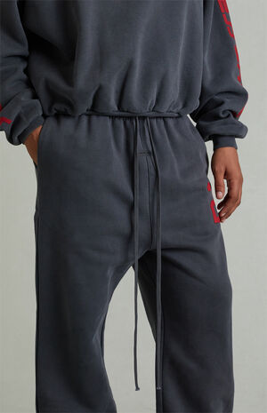 Iron Gray Tear-Away Baggy Sweatpants image number 5