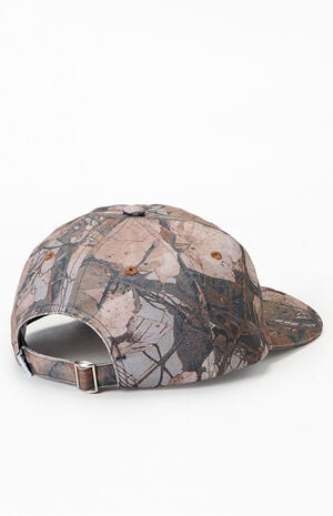 Slanted Pigment 6 Panel Strapback Hat image number 2