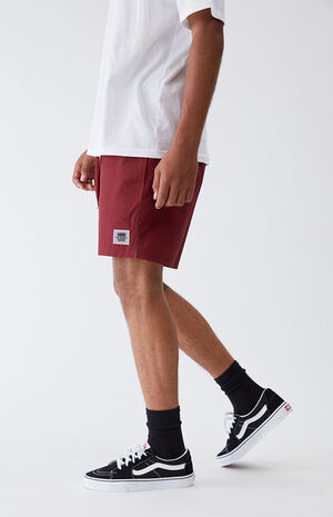 Maroon Primary Volley Shorts Maroon Primary Volley Shorts image number null