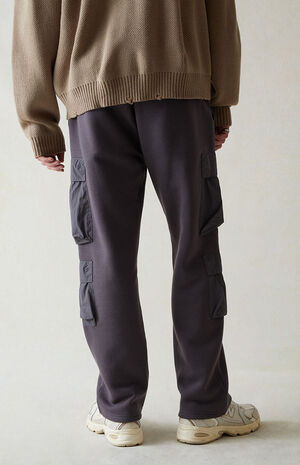 Gray Cargo Sweatpants image number 4