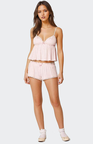 Dream Babydoll Waffle Tank Top image number 2