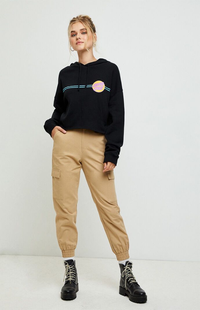 Other Dot Cropped Hoodie