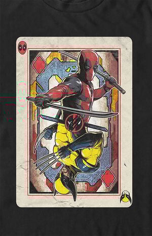 Deadpool & Wolverine Cardpool T-Shirt image number 2