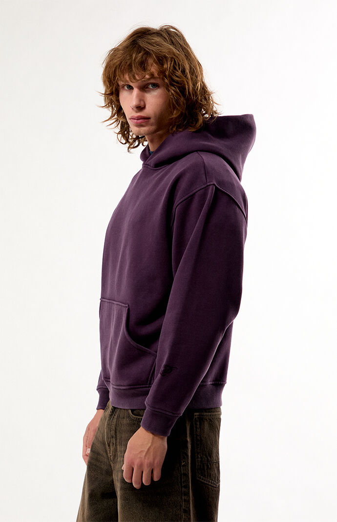 Pacsun Purple Snow Wash Hoodie