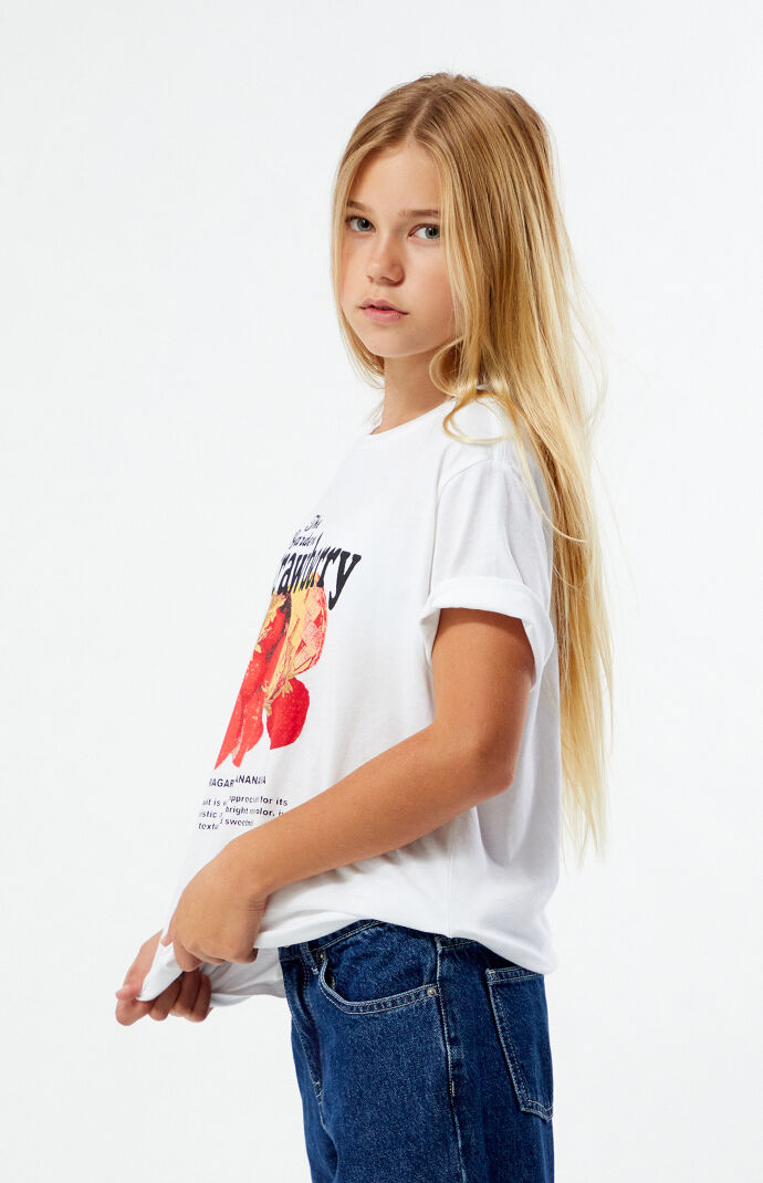 Pacsun Kids Garden Strawberry T-Shirt | PacSun