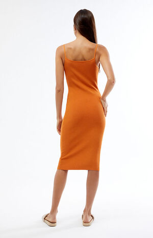 Fades Away Bodycon Midi Dress image number 4