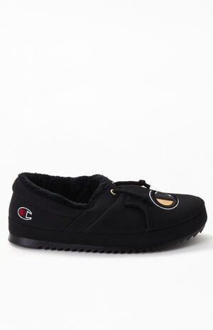 Black University Slippers image number 2