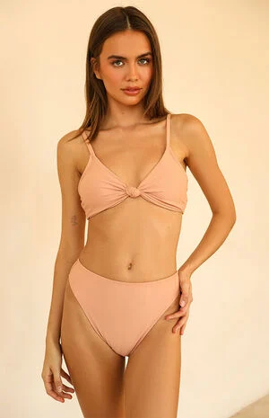 Seashore High Waisted Bikini Bottom image number 1