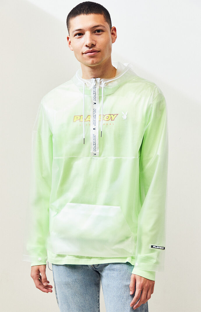 Playboy rain jacket clearance