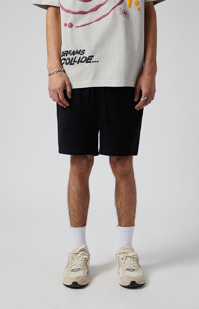 PacSun Fleece Black Sweat Shorts | PacSun