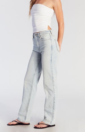 '90s Boyfriend Jeans Stretch Light Indigo image number 3