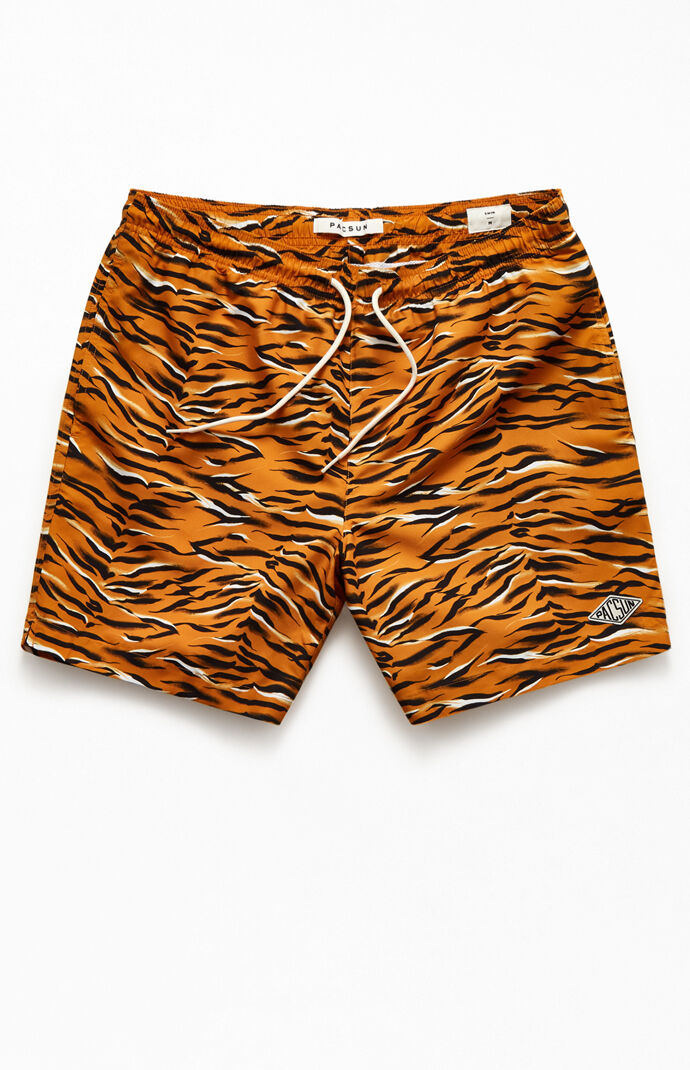 Tiger swim trunks