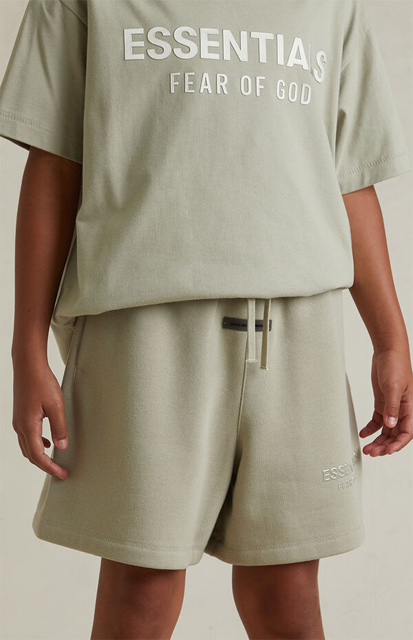 Fear of God ESSENTIALS Kids Abbey Stone Fleece Soccer Sweat Shorts