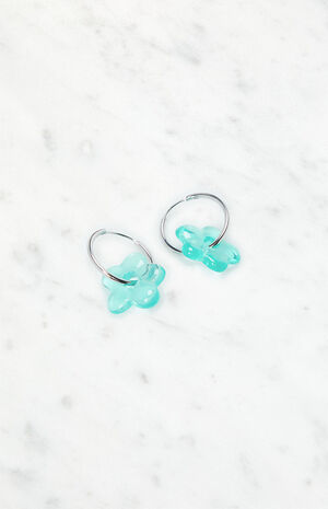 Color Daisy Hoop Earrings image number 2