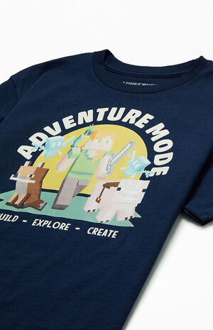 Kids Adventure Mode Minecraft T-Shirt image number 2