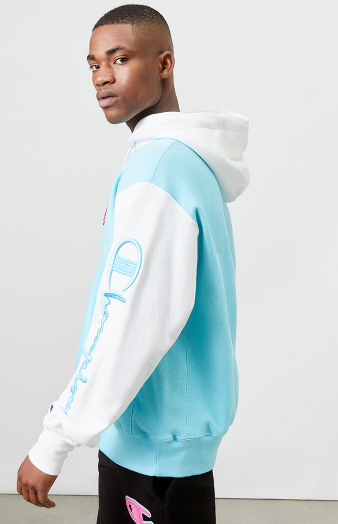 Champion reverse weave hoodie colorblock new arrivals