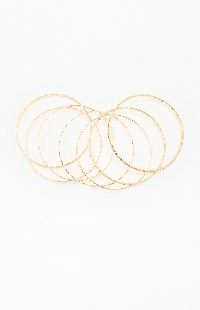 Pacsun Greta Metal Bangle Set