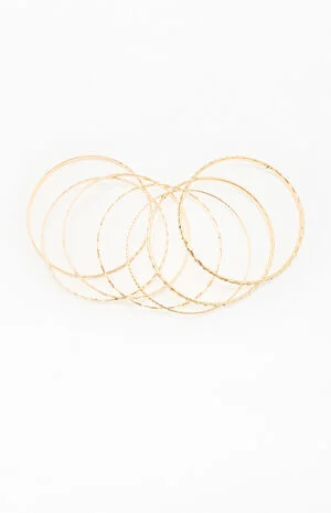 Greta Metal Bangle Set image number 1